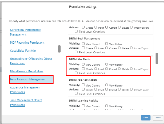 Data Retention Management