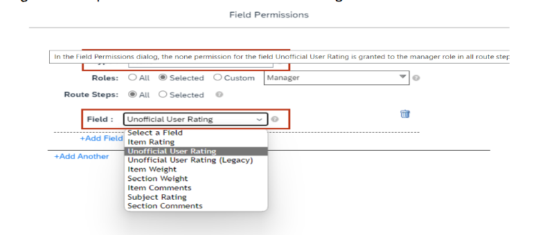 Hide Unofficial Rating