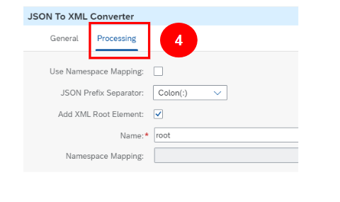 Click on converter and give processing details.