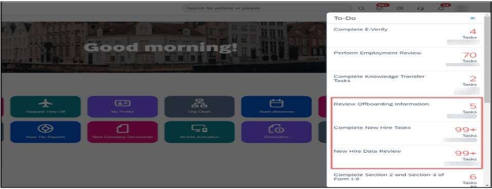 How it Looked Before Enhancements to Onboarding, Offboarding